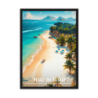 Plage du morne  50 × 70 cm