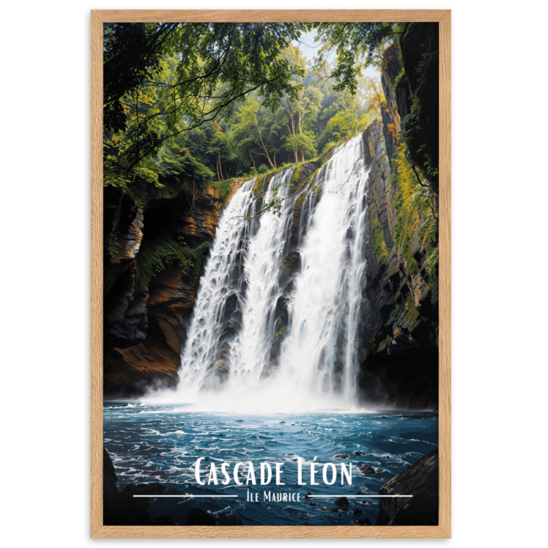 Cascade leon  30 × 40 cm