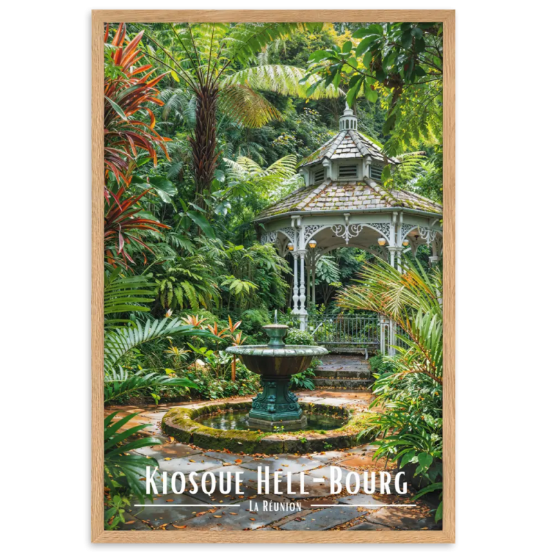Kiosque hell bourg  30 × 40 cm