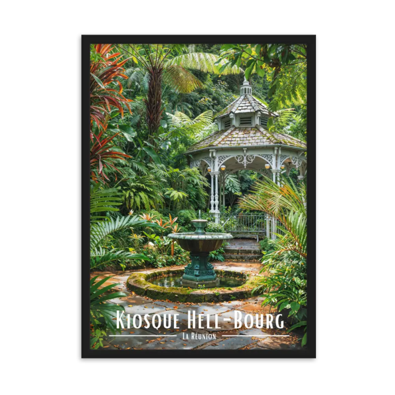Kiosque hell bourg  50 × 70 cm