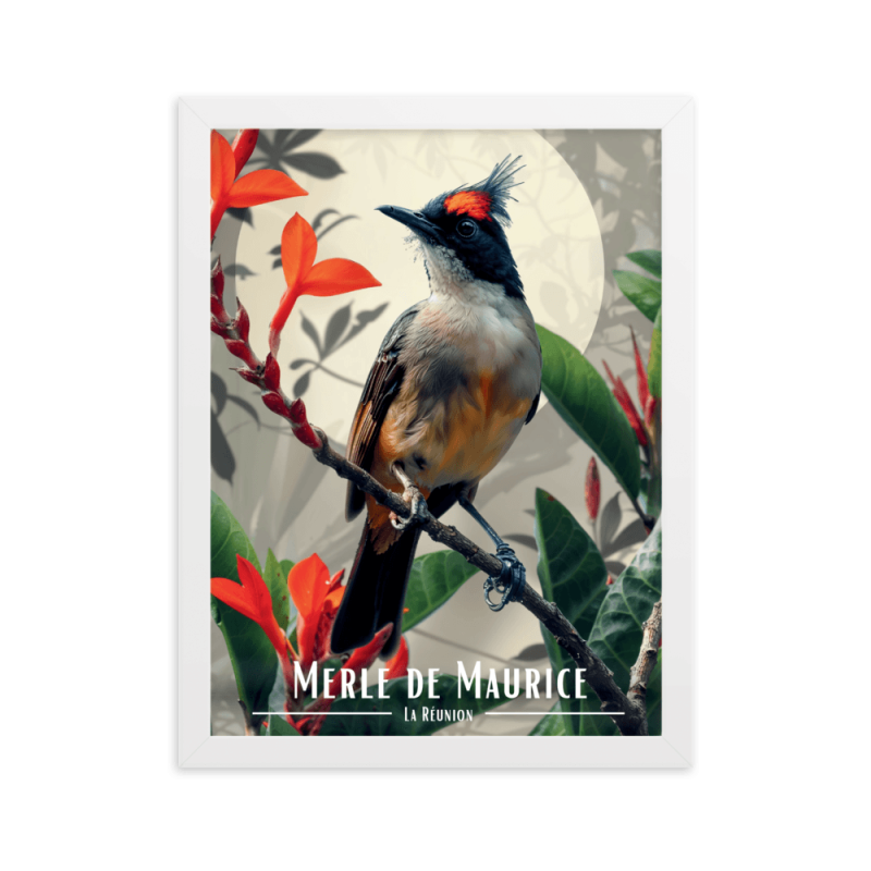 Merle maurice fleurie 61 × 91 cm