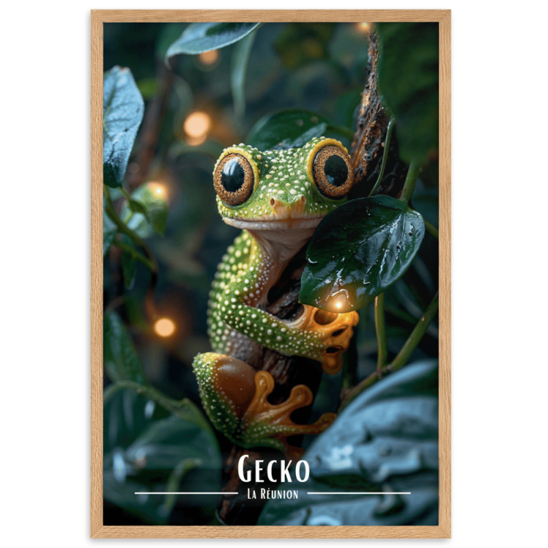Gecko 30 × 40 cm