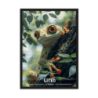 Gecko sur son arbre  50 × 70 cm