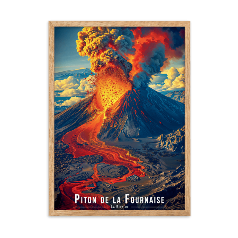 Piton de la fournaise  61 × 91 cm