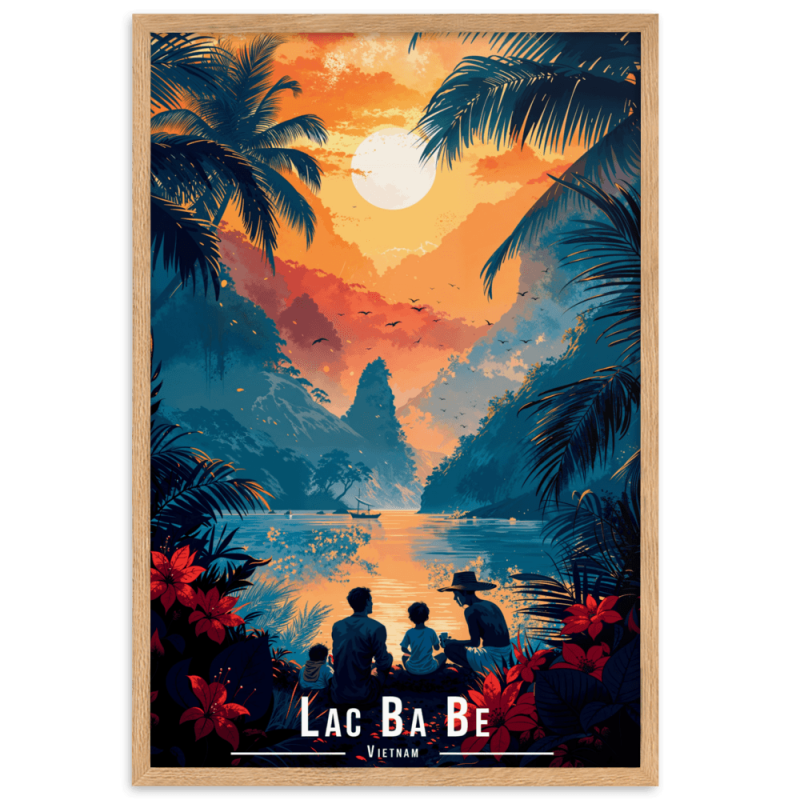 Lac ba be vietnam  30 × 40 cm