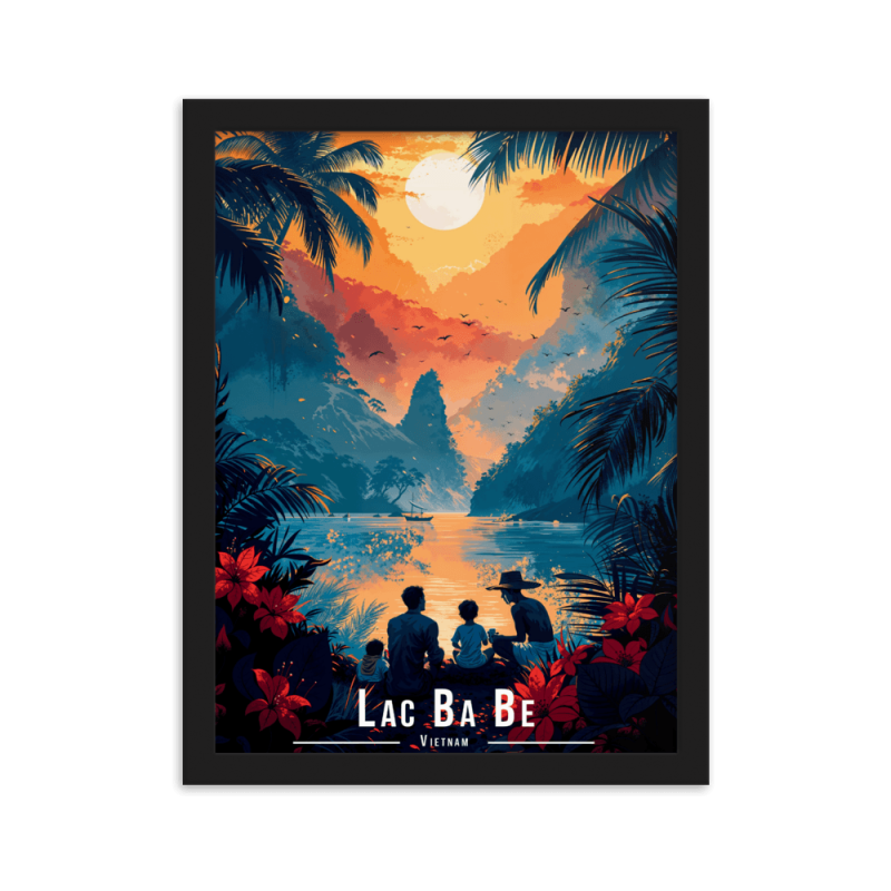 Lac ba be vietnam  50 × 70 cm