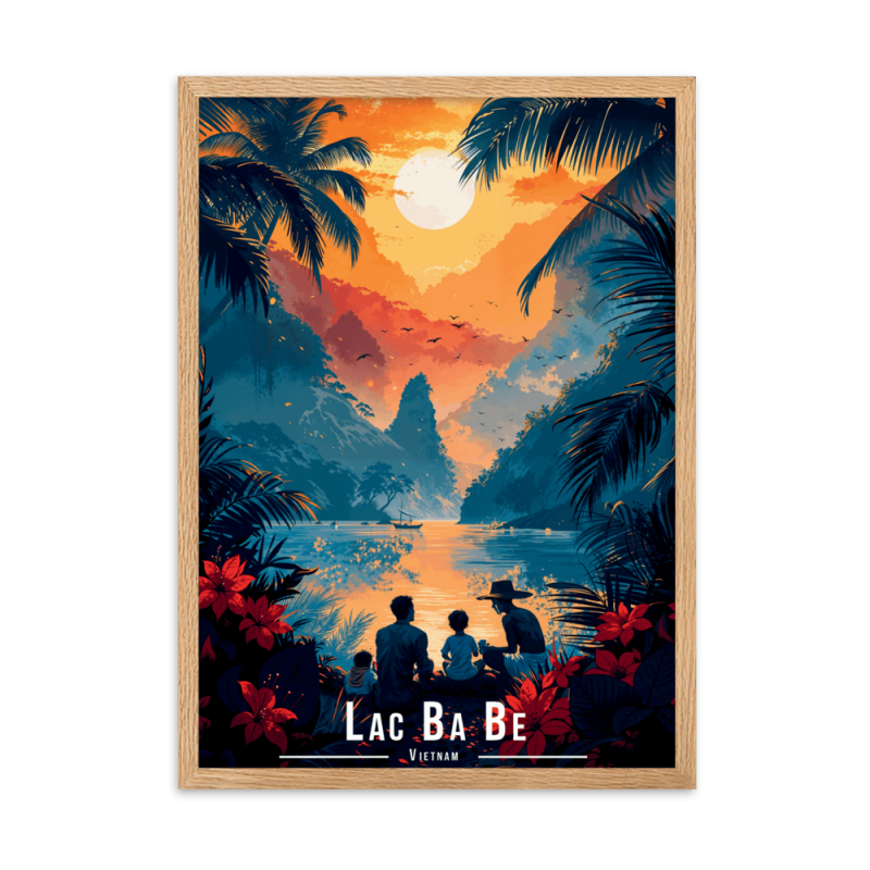 Lac ba be vietnam  61 × 91 cm