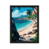 Grand anse les seychelles  50 × 70 cm