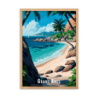 Grand anse les seychelles  61 × 91 cm