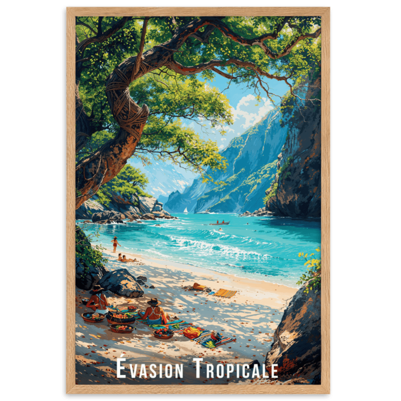 Evasion tropicale 30 × 40 cm