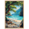 Evasion tropicale  30 × 40 cm