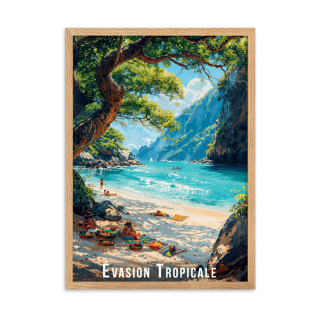 Evasion tropicale  61 × 91 cm