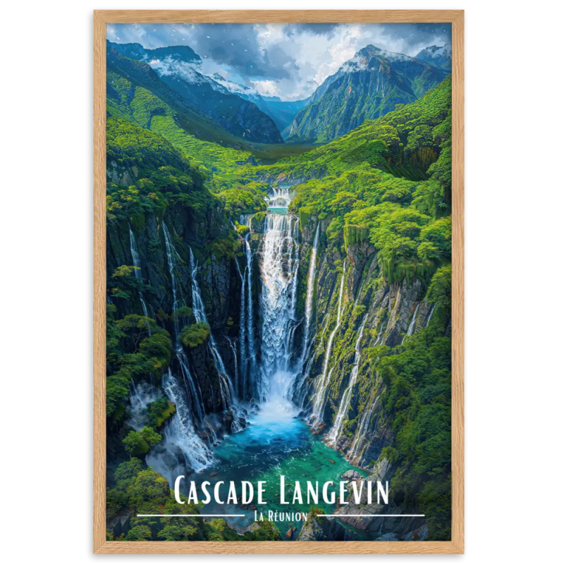 Cascade langevin  30 × 40 cm