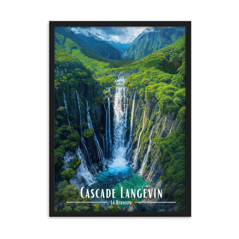 Cascade langevin  50 × 70 cm