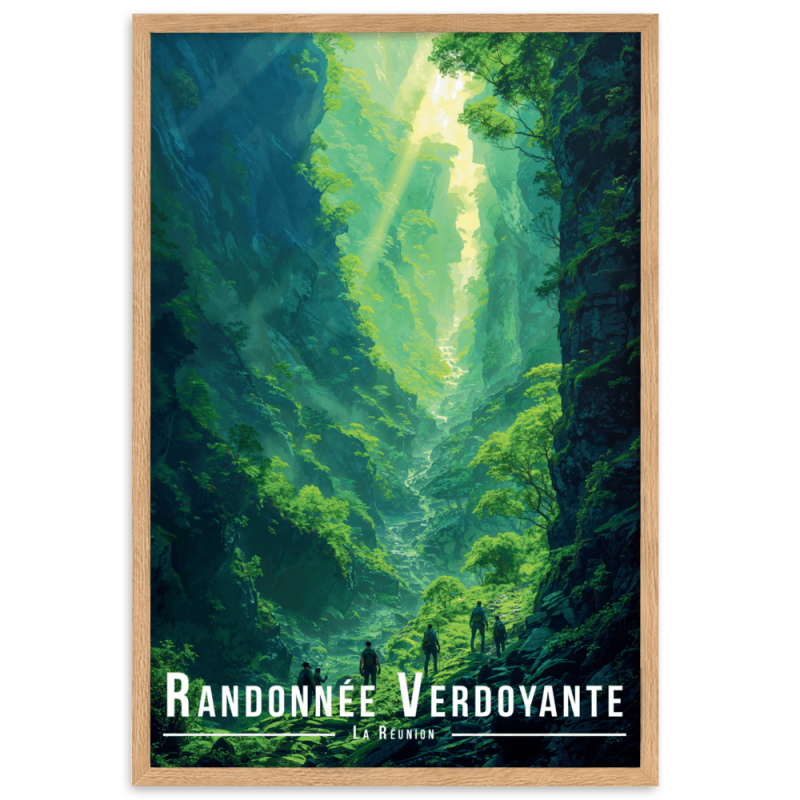 Randonnee verdoyante 30 × 40 cm