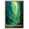 Randonnee verdoyante  30 × 40 cm