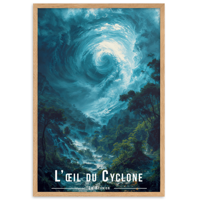 Oeil du cyclone 30 × 40 cm