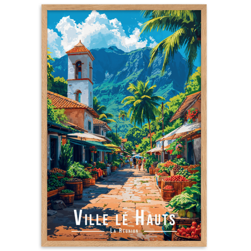 Ville le hauts  30 × 40 cm