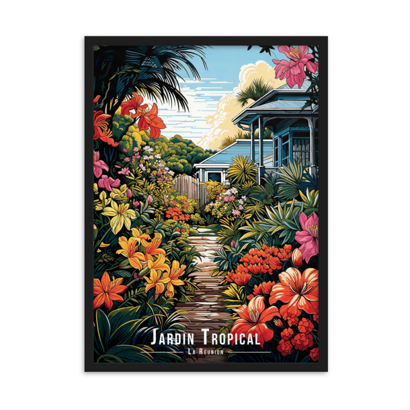 Jardin tropical 50 × 70 cm