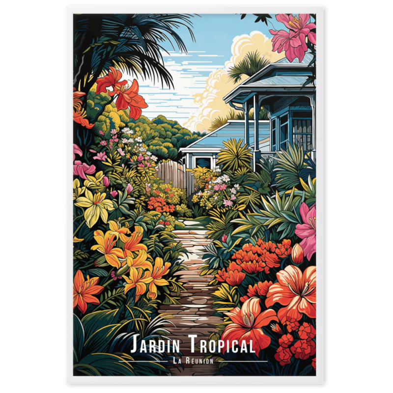 Jardin tropical 61 × 91 cm