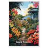 Jardin tropical  61 × 91 cm