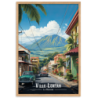 Ville lontan la reunion  30 × 40 cm