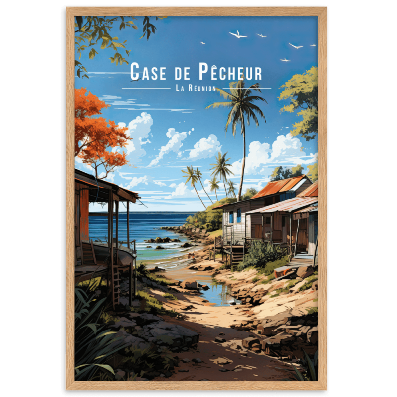 Case de pecheur  30 × 40 cm