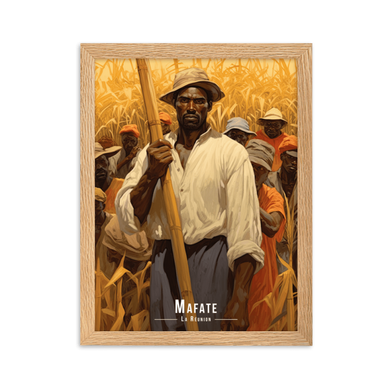Grand mere kal portrait de mafate  50 × 70 cm