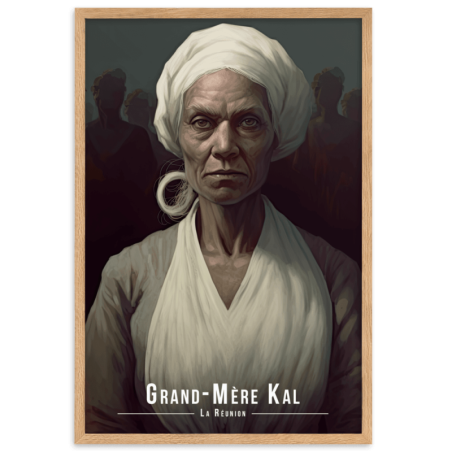 Grand mere kal portrait de grand mere kal  30 × 40 cm