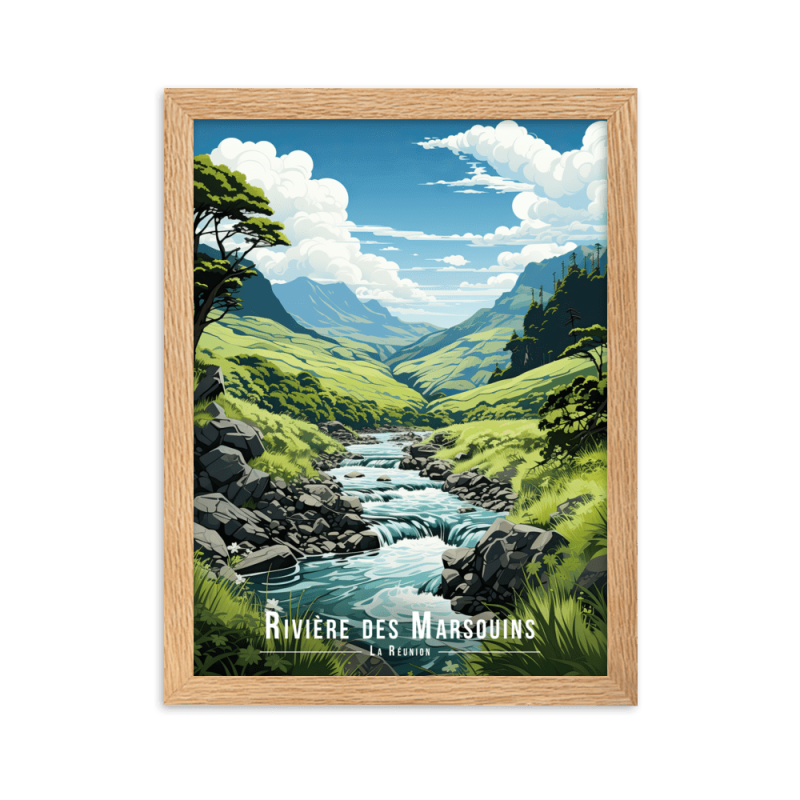Riviere des marsouins  50 × 70 cm