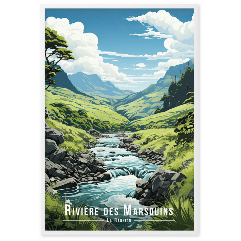 Riviere des marsouins  61 × 91 cm