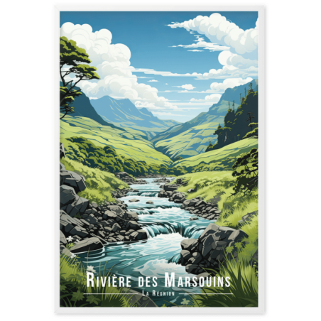 Riviere des marsouins  61 × 91 cm