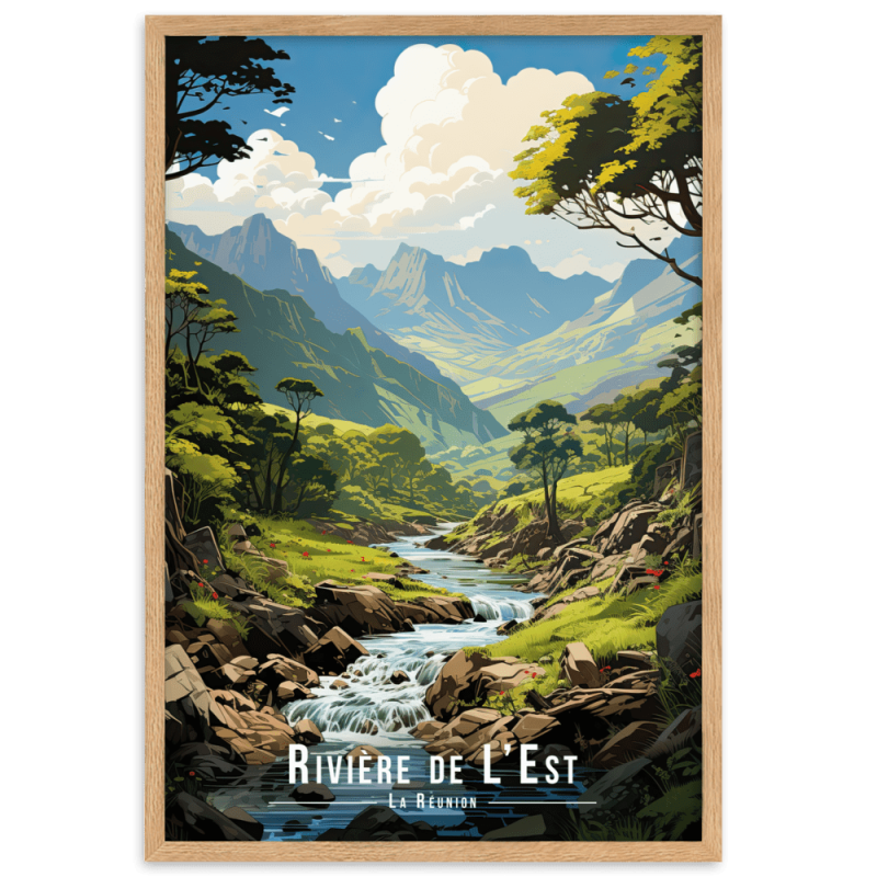 Rivière de l'est  30 × 40 cm