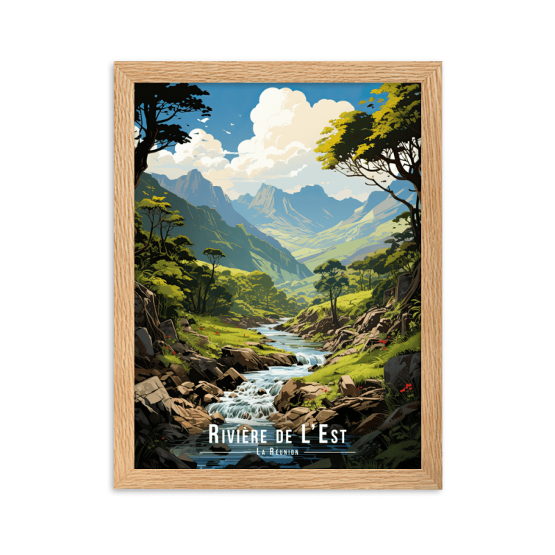 Rivière de l'est  50 × 70 cm