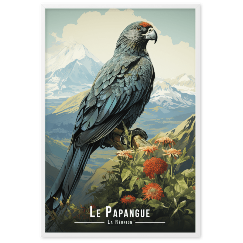 Papangue perche sur une branche  61 × 91 cm