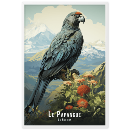 Papangue perche sur une branche  61 × 91 cm
