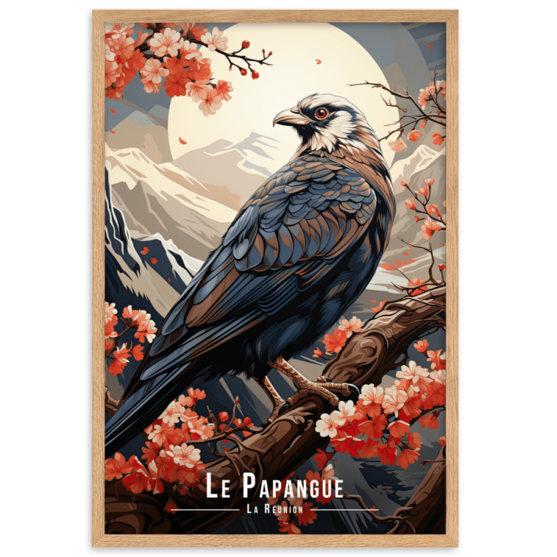 Papangue de la reunion  30 × 40 cm