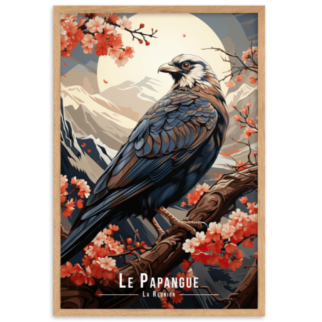Papangue de la reunion  30 × 40 cm