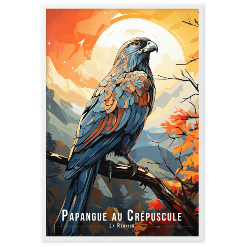 Papangue au soleil levant  61 × 91 cm
