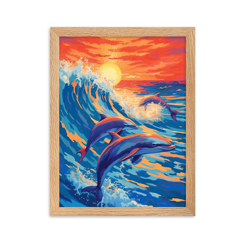 Acrobaties crepuscule  50 × 70 cm
