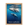 Baleine et son petit  50 × 70 cm