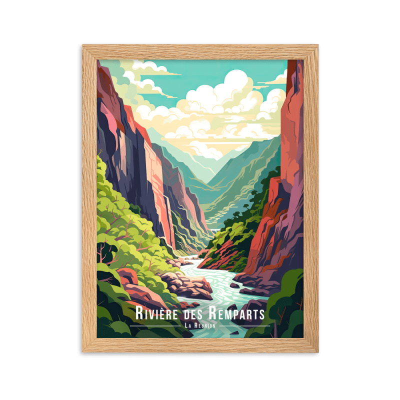 Ravine de la reunion  50 × 70 cm