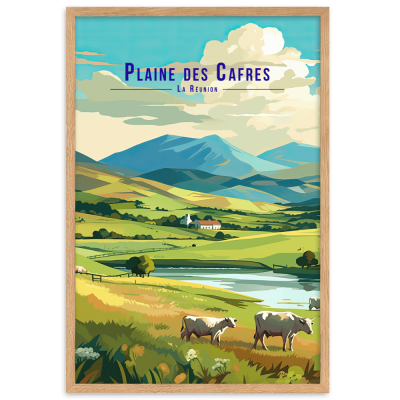 Plaine des cafres  30 × 40 cm