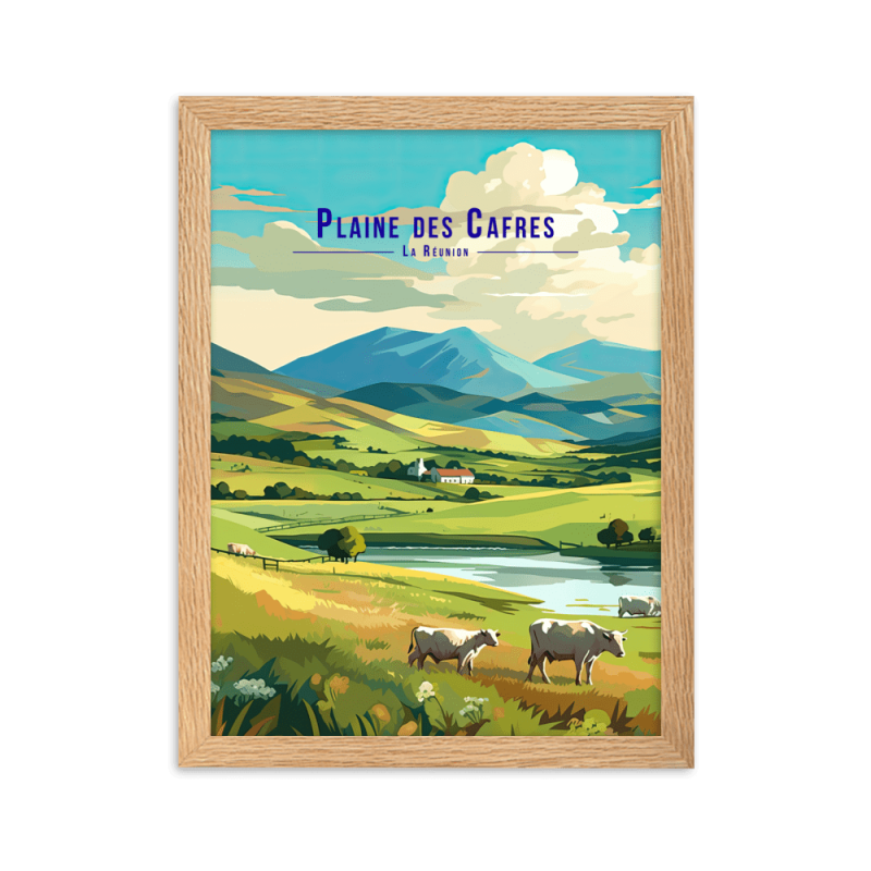 Plaine des cafres  50 × 70 cm