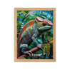 Cameleon de la reunion  50 × 70 cm