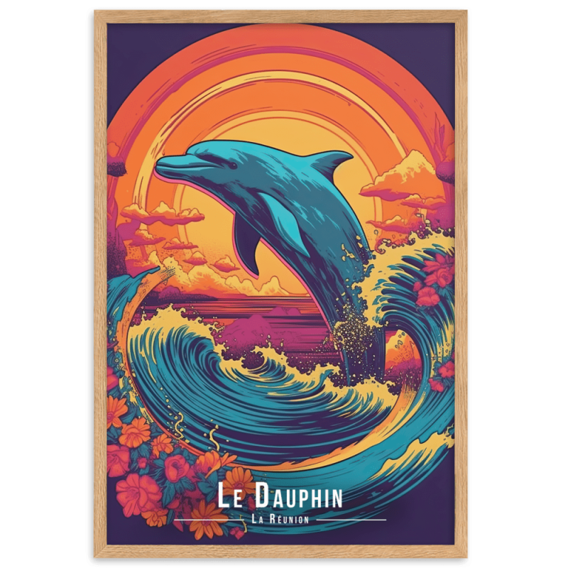 Elan oceanique  30 × 40 cm