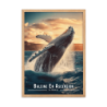 Baleine sautant hors de l'eau  61 × 91 cm
