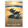 Bebes tortues vers la mer  61 × 91 cm