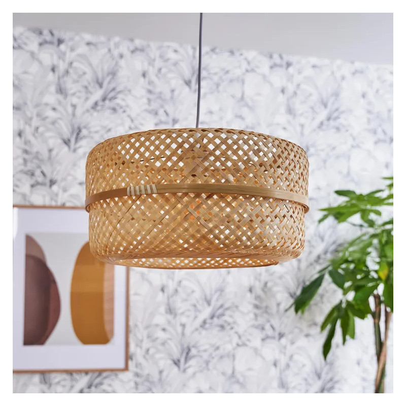 Suspension Palanga en bambou E27 D38cm Naturel
