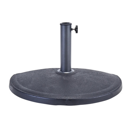 PIED DE PARASOL ROND NOIR 15KG